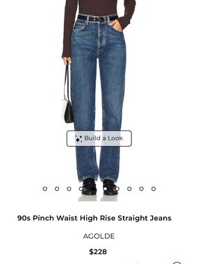 Agolde 90s Pinch Waist High Rose Straight Jeans